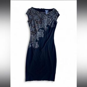 Cache Leopard Paisley Print‎ Dress